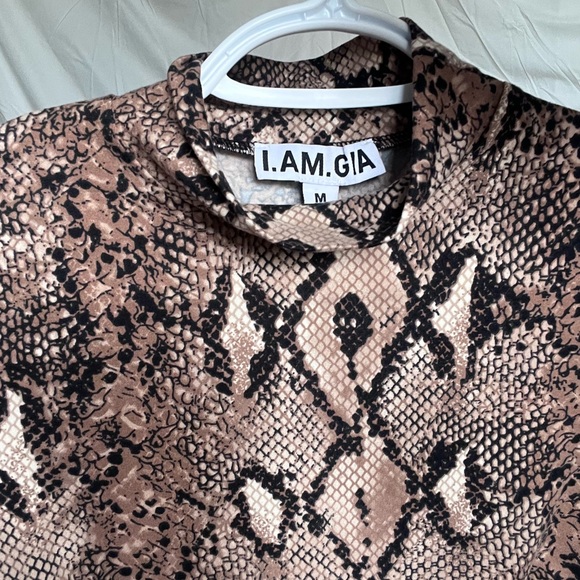 I.AM.GIÀ Snakeskin Bodysuit - Picture 4 of 5